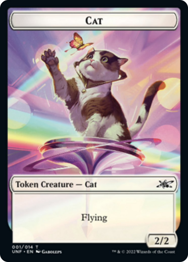 Cat // Food (10) Double-sided Token [Unfinity Tokens] | Event Horizon Hobbies CA