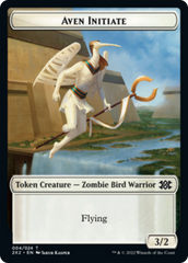 Egg // Aven Initiate Double-sided Token [Double Masters 2022 Tokens] | Event Horizon Hobbies CA