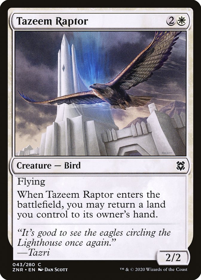 Tazeem Raptor [Zendikar Rising] | Event Horizon Hobbies CA