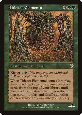 Thicket Elemental [Invasion] | Event Horizon Hobbies CA