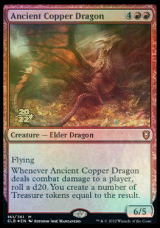 Ancient Copper Dragon [Commander Legends: Battle for Baldur's Gate Prerelease Promos] | Event Horizon Hobbies CA