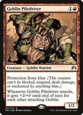 Goblin Piledriver [Magic Origins Promos] | Event Horizon Hobbies CA