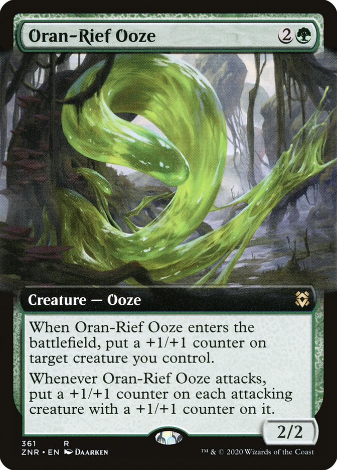 Oran-Rief Ooze (Extended Art) [Zendikar Rising] | Event Horizon Hobbies CA