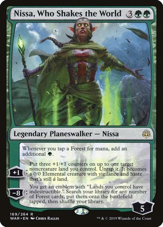 Nissa, Who Shakes the World [War of the Spark] | Event Horizon Hobbies CA