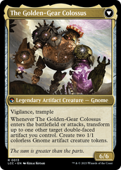 Tetzin, Gnome Champion // The Golden-Gear Colossus [The Lost Caverns of Ixalan Commander] | Event Horizon Hobbies CA
