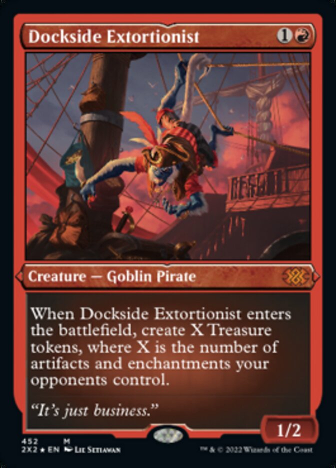 Dockside Extortionist (Foil Etched) [Double Masters 2022] | Event Horizon Hobbies CA