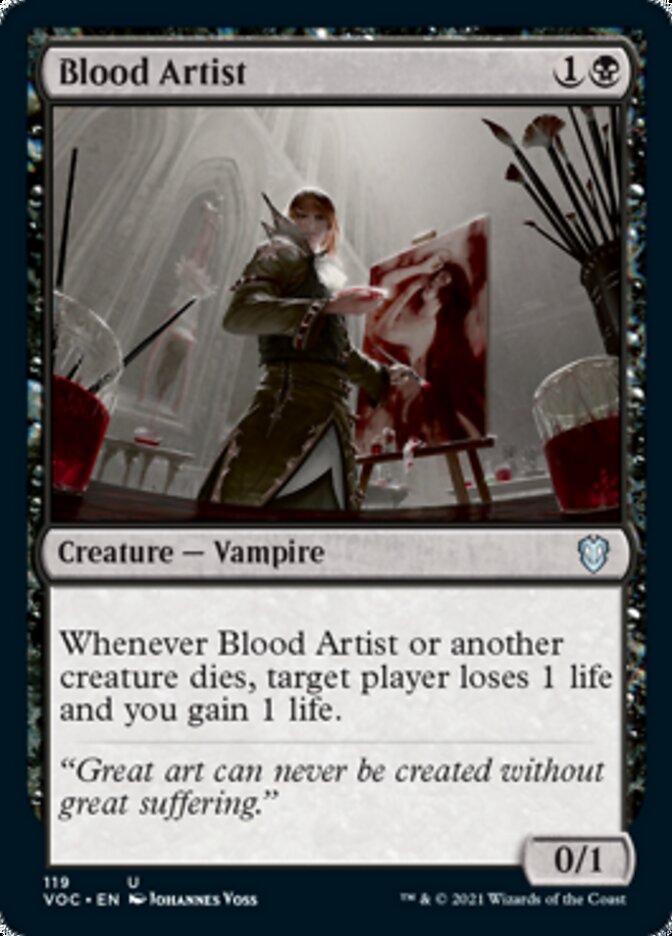 Blood Artist [Innistrad: Crimson Vow Commander] | Event Horizon Hobbies CA