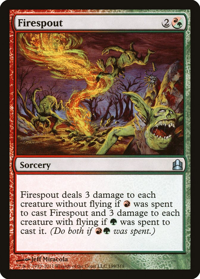 Firespout [Commander 2011] | Event Horizon Hobbies CA