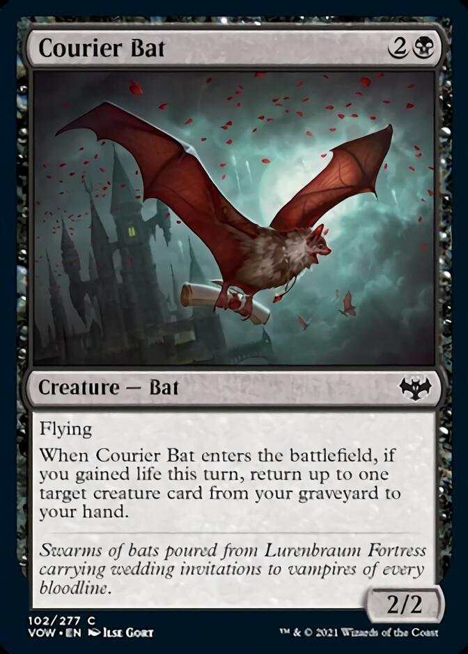 Courier Bat [Innistrad: Crimson Vow] | Event Horizon Hobbies CA