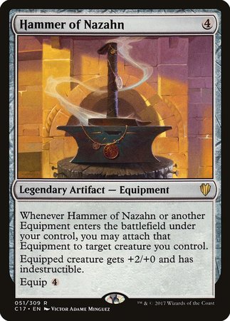 Hammer of Nazahn [Commander 2017] | Event Horizon Hobbies CA