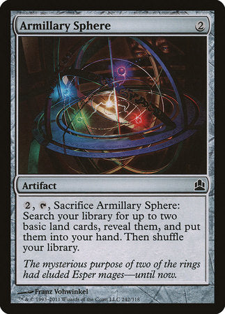 Armillary Sphere [Commander 2011] | Event Horizon Hobbies CA