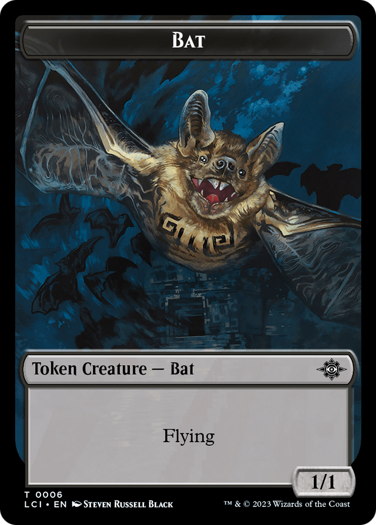 Bat // Vampire (0004) Double-Sided Token [The Lost Caverns of Ixalan Commander Tokens] | Event Horizon Hobbies CA
