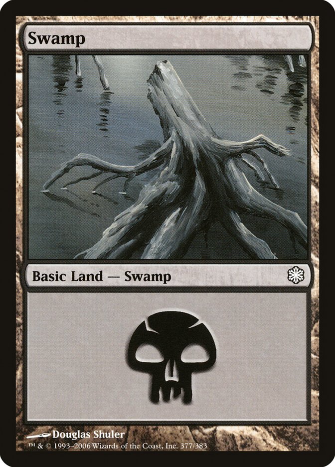 Swamp (377) [Coldsnap Theme Decks] | Event Horizon Hobbies CA