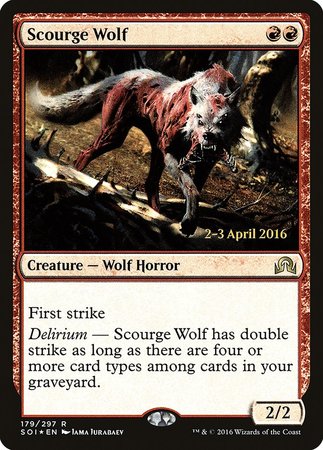 Scourge Wolf [Shadows over Innistrad Promos] | Event Horizon Hobbies CA