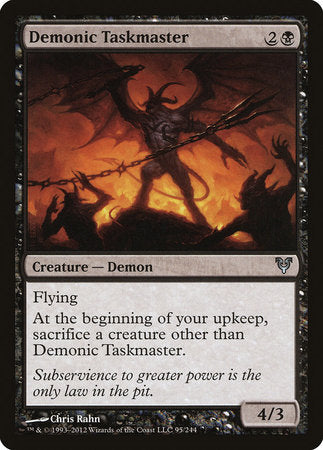 Demonic Taskmaster [Avacyn Restored] | Event Horizon Hobbies CA