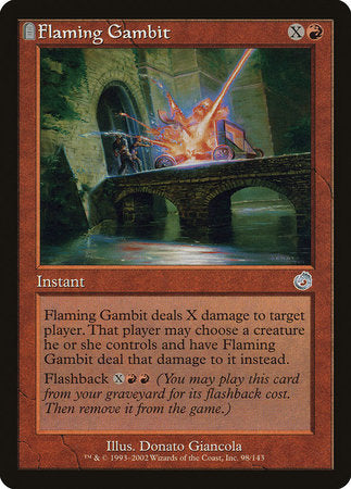 Flaming Gambit [Torment] | Event Horizon Hobbies CA