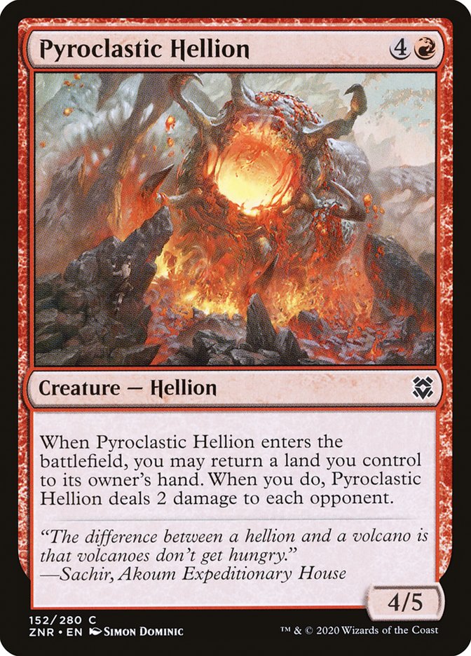 Pyroclastic Hellion [Zendikar Rising] | Event Horizon Hobbies CA