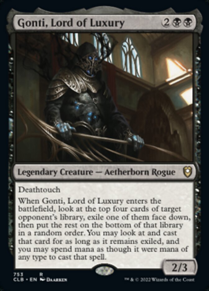 Gonti, Lord of Luxury [Commander Legends: Battle for Baldur's Gate] | Event Horizon Hobbies CA