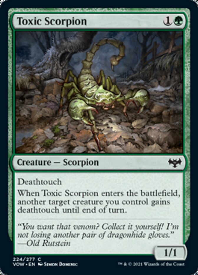 Toxic Scorpion [Innistrad: Crimson Vow] | Event Horizon Hobbies CA