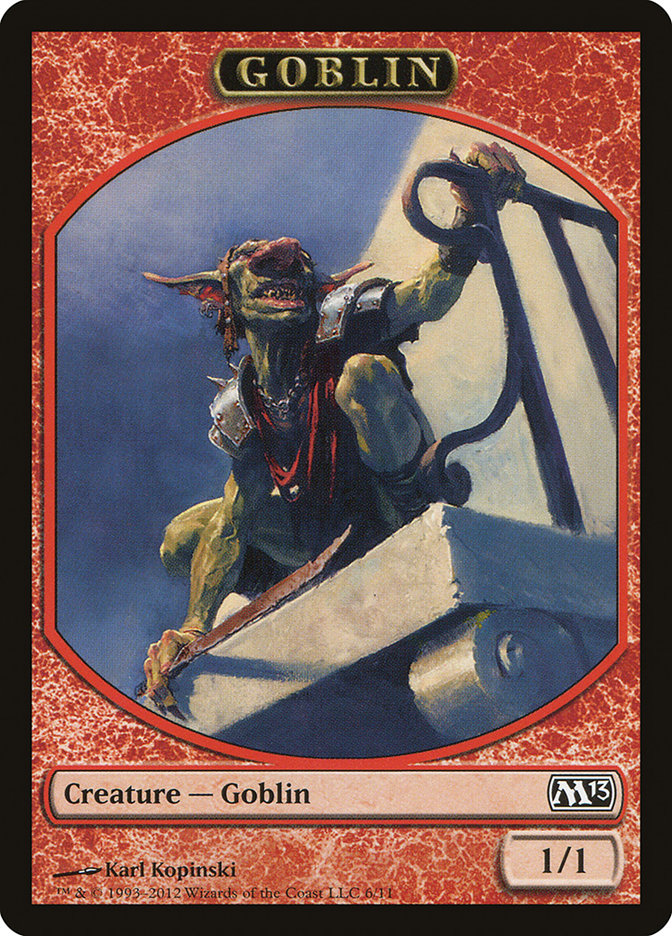 Goblin [Magic 2013 Tokens] | Event Horizon Hobbies CA