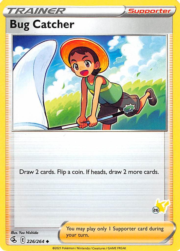 Bug Catcher (226/264) (Pikachu Stamp #26) [Battle Academy 2022] | Event Horizon Hobbies CA