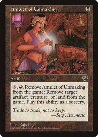 Amulet of Unmaking [Mirage] | Event Horizon Hobbies CA