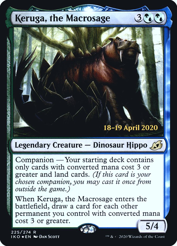Keruga, the Macrosage  [Ikoria: Lair of Behemoths Prerelease Promos] | Event Horizon Hobbies CA