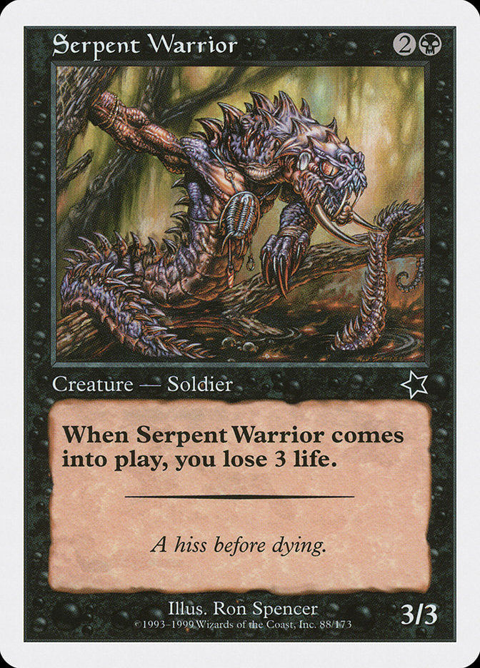 Serpent Warrior [Starter 1999] | Event Horizon Hobbies CA