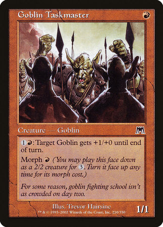 Goblin Taskmaster [Onslaught] | Event Horizon Hobbies CA