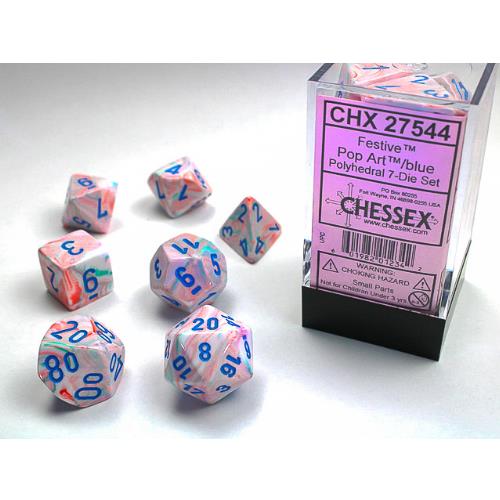 Dice - Chessex - Polyhedral (7pc) - Festive