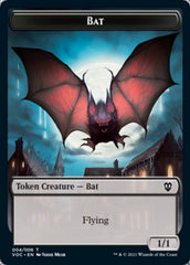 Blood // Bat Double-sided Token [Innistrad: Crimson Vow Commander Tokens] | Event Horizon Hobbies CA