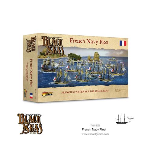 Warlord Games - Black Seas - French Navy Fleet (1770-1830) | Event Horizon Hobbies CA