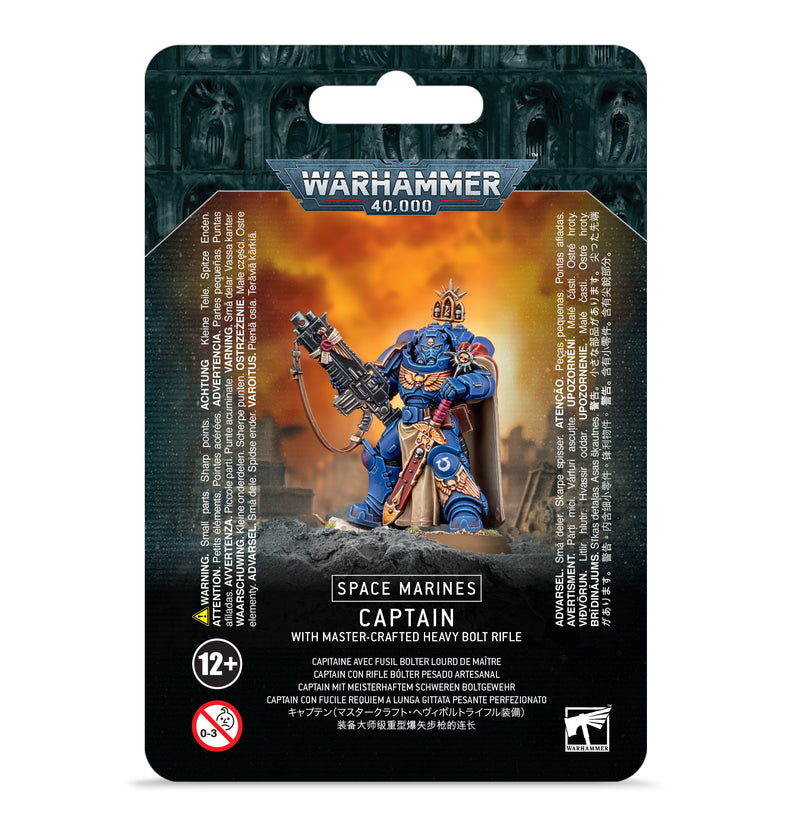 Space Marines: Captain with Master-Crafter Heavy Bolt Rifle