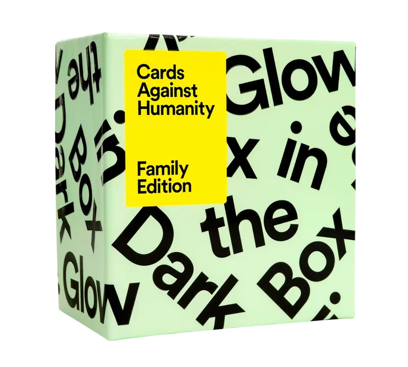 Board Game - Cards Against Humanity - Family Edition - Glow in the Dark | Event Horizon Hobbies CA