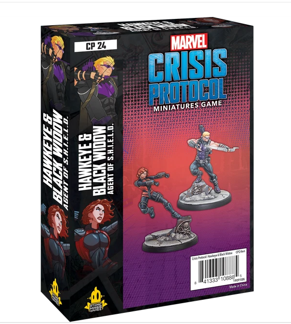 Marvel Crisis Protocol: Hawkeye & Black Widow | Event Horizon Hobbies CA