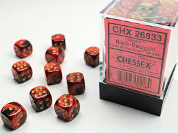 Dice - Chessex - 12mm D6 (36pc) - Vortex | Event Horizon Hobbies CA