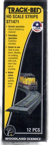 Track Bed H0 Scale Strips