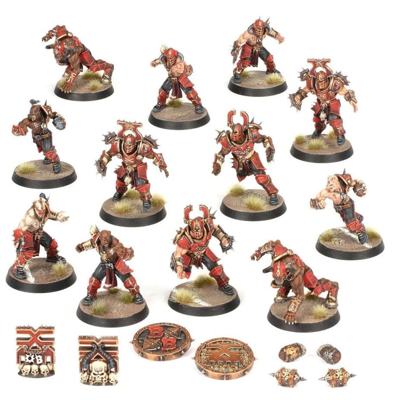 Khorne Blood Bowl Team The Skull-Tribe Slaughterers