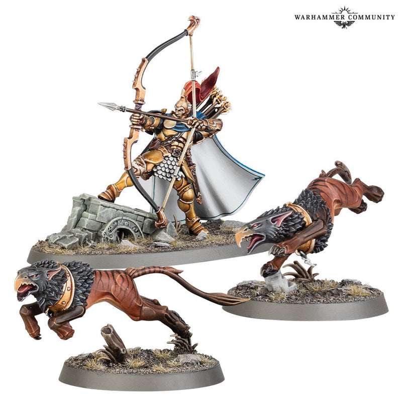 AOS - Stormcast Eternals Knight-Judicator with Gryph-Hounds