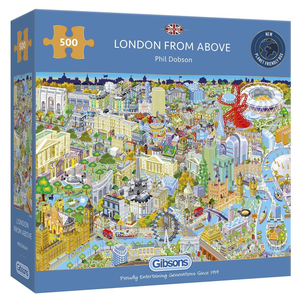 Puzzles - Gibsons - London from Above | Event Horizon Hobbies CA