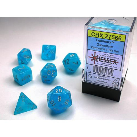 Dice - Chessex - Polyhedral (7pc) - Luminary