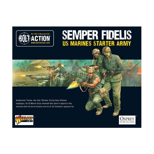 Warlord Games - Bolt Action - Semper Fidelis! U.S. Marines Starter Army | Event Horizon Hobbies CA