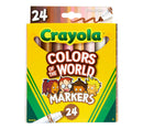 Crayola - Markers, 24 Count - Colours of the World