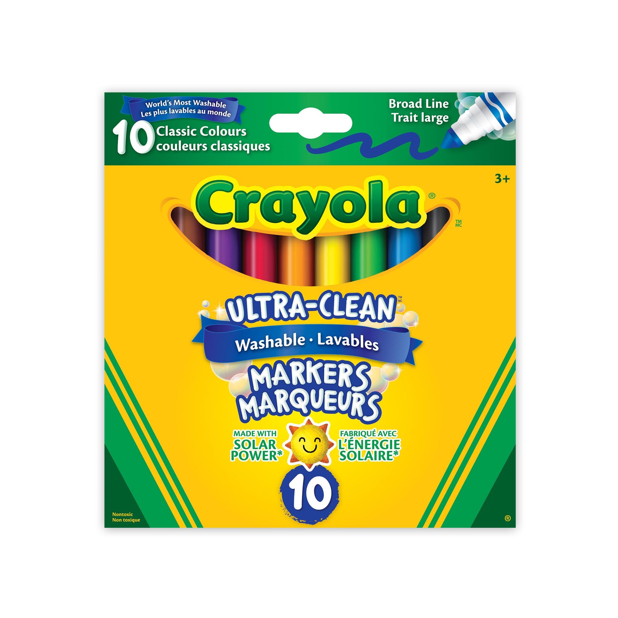 Crayola - Markers, 10 Count - Classic | Event Horizon Hobbies CA