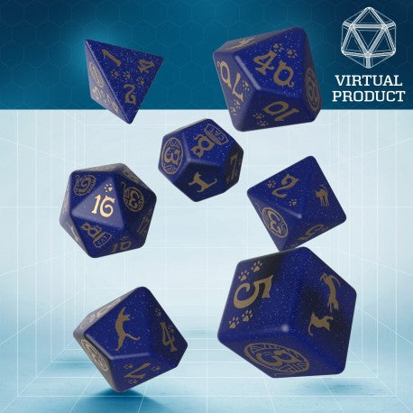 Dice Set - Cats Modern Dice Set Meowster