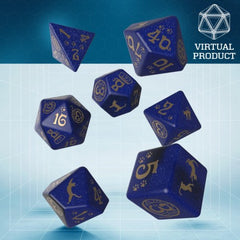 Dice Set - Cats Modern Dice Set Meowster | Event Horizon Hobbies CA