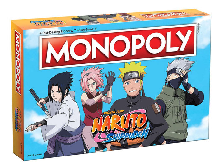 Board Games - Monopoly - Naruto Shippuden | Event Horizon Hobbies CA