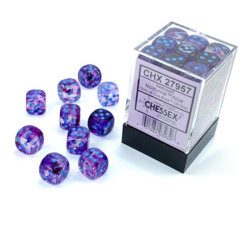Dice - Chessex Dice - 12mm D6 (36pc) - Nebula