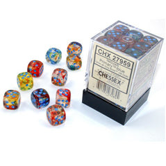 Dice - Chessex Dice - 12mm D6 (36pc) - Nebula | Event Horizon Hobbies CA