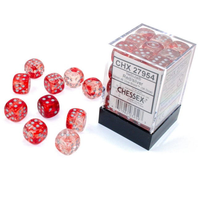 Dice - Chessex Dice - 12mm D6 (36pc) - Nebula